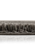 Picture of Koza Home Douro Shaggy Bath Mat Smoke Non-Slip Base Circle 80 x 80 cm 80 x 80