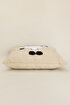 Picture of Koza Home Charm Santa Claus Punch Embroidery Beige Cushion 43X43 35251A 43 x 43