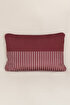 Picture of Koza Home Charm Red White Stripe Printed Cushion 40X60 35256A 40 x 60