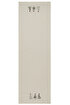 Picture of Koza Home Charm Special Pine Tree Embroidered Cream Runner 45X140 35262A 45 x 140