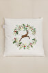 Picture of Koza Home Charm Colorful Deer Printed White Cushion 43X43 35257A 43 x 43