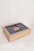 Picture of Koza Home Boho Plain Natural Gray 100% Cotton Duvet Cover Set Single 100 X 200 7035A 100 x 200