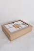 Picture of Koza Home Boho Plain Natural Cream %100 Cotton Duvet Cover Set Double 200 x 220 7036A 200 x 220
