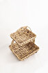 Picture of  Koza Home Meander Water Hyacinth 2 Tier Square Presentation 5120