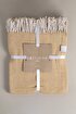 Picture of Koza Home Dowry Set Beige Mini, Living Room and Bedroom Set, Single Wool Blanket, 2 Cushions, 1 Basket
