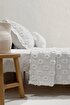 Picture of  Koza Home Dowry Set Cream Midi, Bedroom, Bedspread, Duvet Cover Set, Blanket, 2 Cushions, Room Fragrance