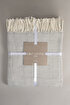 Picture of  Koza Home Dowry Set Cream Midi, Bedroom, Bedspread, Duvet Cover Set, Blanket, 2 Cushions, Room Fragrance