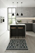 Lorvian Noletti  Minimal Lacivert Modern Desen Çift Taraflı Makinede Yıkanabilir Ev İçi & Dış Mekan Uyumlu Kilim. ürün görseli
