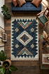 Lorvian Noletti Antik Desenli Makinede Yıkanabilir Kilim Çift Taraflı Pratik ve Günlük Kullanıma Uygun Kilim. ürün görseli
