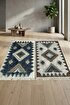 Lorvian Noletti Antik Desenli Makinede Yıkanabilir Kilim Çift Taraflı Pratik ve Günlük Kullanıma Uygun Kilim. ürün görseli