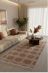 Lorvian Noletti Kiremit Modern Desenli Kilim - Makinede Yıkanabilir. ürün görseli