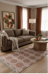Lorvian Noletti Kiremit Modern Desenli Kilim - Makinede Yıkanabilir. ürün görseli