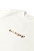 Miela Kids Bon Voyage Nakışlı Slogan Bebek Tshirt 12-18 Ay resmi
