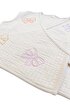 Miela Kids Fiyonk Nakışlı Kruvaze Yelek - Bej 1-2 Y. ürün görseli