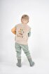Miela Kids Slogan Nakışlı Peluş Yelek - Bej 1-2 Yaş. ürün görseli