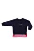 Miela Kids Pelerin Detaylı Sweatshirt - Gece Mavisi 1-2 Yaş resmi