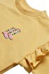 Miela Kids Fırfır Detaylı Sweatshirt - Açık Sarı 1-2 Yaş. ürün görseli