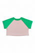 Miela Kids JAM Kontrast Detaylı Kız Çocuk Oversize Crop Tişört 2-3 Yaş. ürün görseli