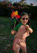 Miela Kids JAM Kontrast Detaylı Kız Çocuk Oversize Crop Tişört 2-3 Yaş. ürün görseli