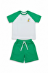 Miela Kids Tennis Cartoon Kontrast Detaylı Oversize Tişört ve Şort Takım 2-3 Yaş resmi
