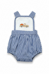 Miela Kids Peach Truck Ekose Salopet 3-6 Ay resmi