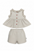 Miela Kids Fırfırlı Cherry Bluz ve Şort Takım 2-3 Yaş resmi
