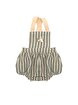 Miela Kids Anne Kaz Nakışlı Müslin Bebek Salopet - Mint 3-6 M resmi