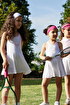 Miela Kids Tennis Club  Kız Çocuk Tenis Elbisesi - Beyaz 3-4 Yaş resmi