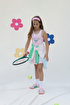 Miela Kids Tennis Club  Kız Çocuk Tenis Elbisesi - Candy Pink 3-4 Yaş resmi