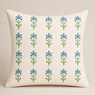 Markaev Cottage Bloom Blue Kırlent Kılıfı. ürün görseli