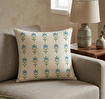Markaev Cottage Bloom Blue Kırlent Kılıfı. ürün görseli