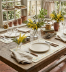 Picture of Markaev Blossom Yellow 6-Piece Placemat Set