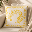 Markaev Blossom Sarı Kırlent Kılıfı. ürün görseli