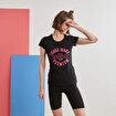 MoonSports Susan Kadın Baskılı  Tshirt,BLACK,S. ürün görseli