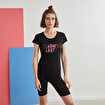 MoonSports Betty Kadın Charming Baskılı  Tshirt,BLACK,S. ürün görseli