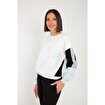 MoonSports Tiffany Kadın Baskılı  Sweatshirt,ECRU,M. ürün görseli