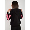 MoonSports Violet Kadın Kapüşonlu  Sweatshirt,SİYAH,S. ürün görseli