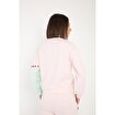 MoonSports Olivia Kadın Fermuarlı Beyaz Siyah Sweatshirt,LİLA,M. ürün görseli