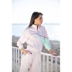 MoonSports Olivia Kadın Fermuarlı Beyaz Siyah Sweatshirt,LİLA,M. ürün görseli