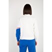 MoonSports Olivia Kadın Fermuarlı Beyaz Siyah Sweatshirt,ECRU,S. ürün görseli