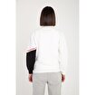 MoonSports Olivia Kadın Fermuarlı Beyaz Siyah Sweatshirt,ECRU SİYAH,M. ürün görseli