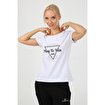 MoonSports Kadın Play To Win Baskılı  Tshirt,101,S. ürün görseli