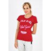 MoonSports Sofia Kadın Baskılı  Tshirt,KIRMIZI,XS. ürün görseli