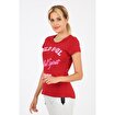 MoonSports Sofia Kadın Baskılı  Tshirt,KIRMIZI,XS. ürün görseli