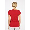 MoonSports Sofia Kadın Baskılı  Tshirt,KIRMIZI,XS. ürün görseli