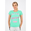 MoonSports Sofia Kadın Baskılı  Tshirt,JADE CREAM,XS. ürün görseli