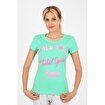 MoonSports Sofia Kadın Baskılı  Tshirt,JADE CREAM,XS. ürün görseli