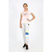 MoonSports Alisa Kadın 20 Baskılı  Tshirt,PEMBE,XS. ürün görseli