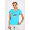 MoonSports Alisa Kadın 20 Baskılı  Tshirt,TURKUAZ,S. ürün görseli