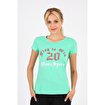 MoonSports Alisa Kadın 20 Baskılı  Tshirt,JADE CREAM,S. ürün görseli